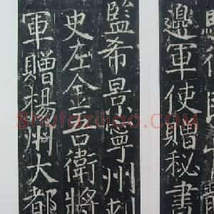 颜真卿楷书欣赏《臧公神道碑》拓本