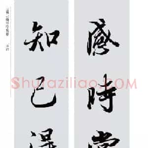 王羲之兰亭序集联--五言对联20副