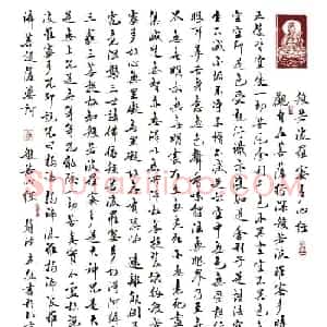 苏泽立书法欣赏《般若波罗蜜多心经》