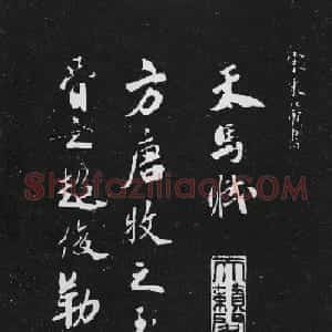 米芾行书作品欣赏《天马赋》三种