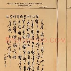 徐悲鸿信札手迹欣赏