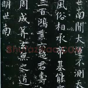 唐朝书法家虞世南楷书欣赏《大运帖》