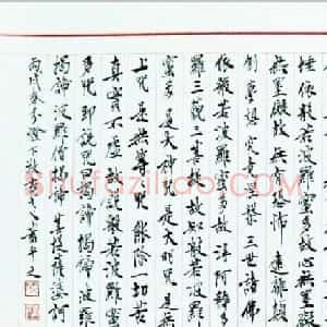 般若波罗蜜多心经书法作品两幅