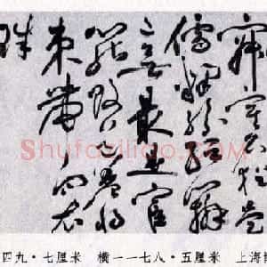 祝允明草书诗卷《秋夜宿僧院》