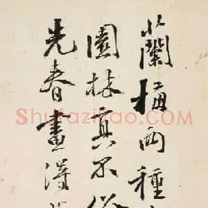 徐渭行书欣赏《自题画卷诗文》