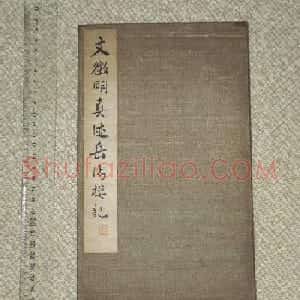 书法字帖欣赏《文徵明真迹岳阳楼记》