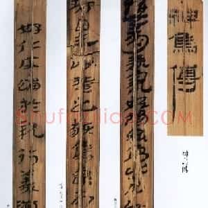 西汉草隶书法竹简《神乌傅》高清本