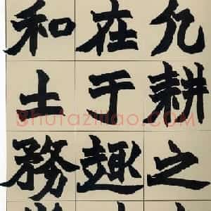 清代赵之谦魏楷书法《齐民要术》