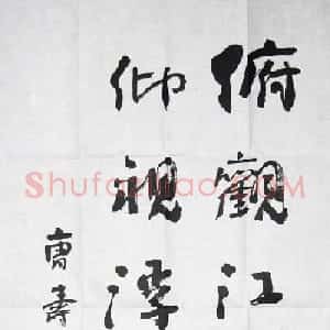 曹寿槐书法题字作品