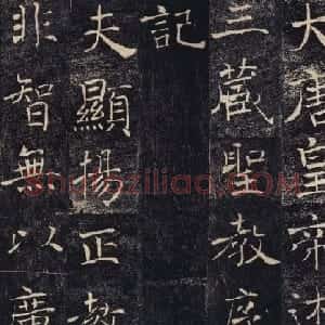 褚遂良楷书赏析《大唐皇帝述三藏圣教记》高清大图