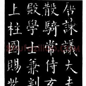 柳公权书法楷书欣赏《太和帖》