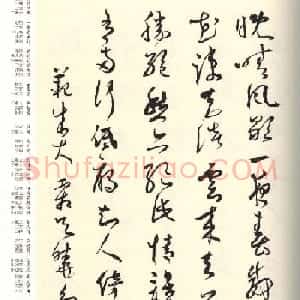 历代书法名家草书集字帖欣赏《草书宋词》