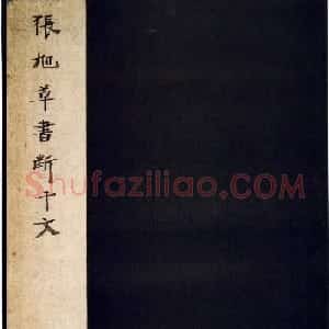 张旭狂草书法《张旭草书断千文》
