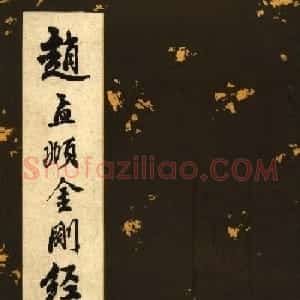 赵文敏法书《赵孟頫金刚经》
