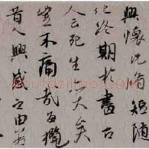陈海良书法作品欣赏《兰亭序》