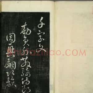 日本无幻道人草书欣赏《千字文》