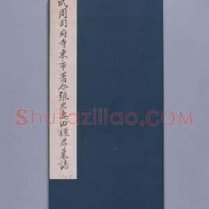 清初拓唐张府君妻田雁门县君墓志册