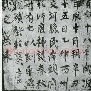 唐代 楷书墓志拓片《唐唐神护墓表》高清图片欣赏