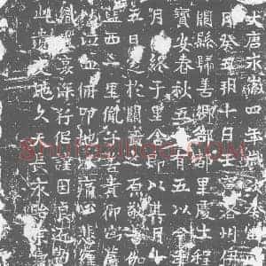 唐代 楷书墓志拓片《程寳安墓志》高清图片欣赏