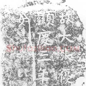 唐代 楷书墓志拓片《故大张优婆夷灰身塔》高清图片欣赏
