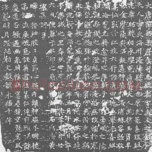唐代 楷书墓志拓片《大唐陇西王府侯司马故妻窦夫人之铭》高清图片欣赏