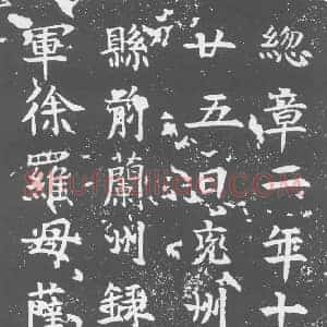 唐代 楷书墓志拓片《兖州金乡县前兰州録事参军徐罗母薛氏墓》高清图片欣赏