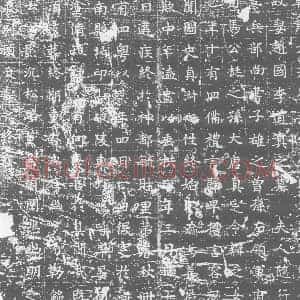 唐代 楷书墓志拓片《朝散大夫行著作佐郎中山郎余令故妻赵国李道真之墓》高清图片欣赏