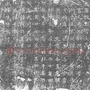 唐代 楷书墓志拓片《大唐故亡宫七品》高清图片欣赏