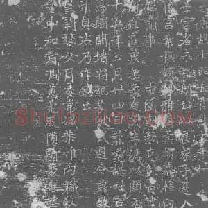 唐代 楷书墓志拓片《大唐故七品亡宫志文》高清图片欣赏