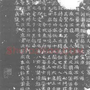 唐代 楷书墓志拓片《大唐故河南元氏夫人墓志铭》高清图片欣赏