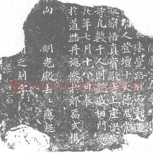 唐代 楷书墓志拓片《大唐真化寺多宝塔院故寺主临坛大德尼如愿律师墓志铭》高清图片欣赏