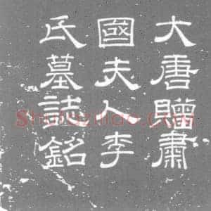 唐代 楷书墓志拓片《河东节度使检校尚书左仆射同中书门下平章事金城郡王辛公妻陇...》高清图片欣赏