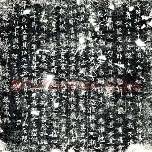 唐代 楷书墓志拓片《唐故贾府君墓志铭》高清图片欣赏