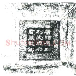 唐代 楷书墓志拓片《唐故赞善大夫赠使持节都督原州诸军事原州刺史赐紫金鱼袋...》高清图片欣赏