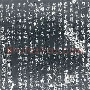 唐代 楷书墓志拓片《唐故张公夫人成氏合祔墓志铭》高清图片欣赏