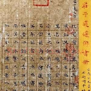 杨华楷书欣赏《庄子逍遥游书册》
