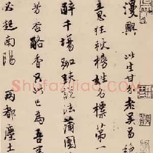 唐寅书法欣赏《漫兴墨迹》