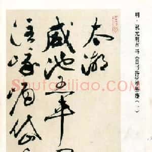 祝允明草书墨迹欣赏《自书诗卷》