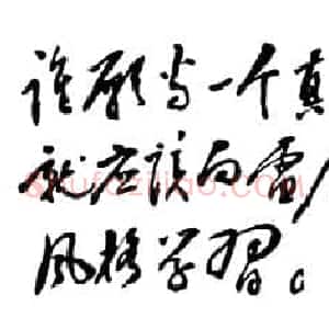 邓小平书法题字欣赏