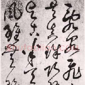 鲜于枢草书诗札欣赏《乱泉飞下》