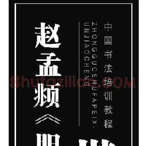 书法培训楷书教程：赵孟頫《胆巴碑》解析