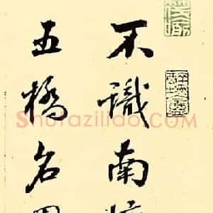 清代张照行书作品《杜甫诗十五首》