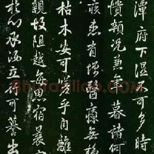 褚遂良行书作品欣赏《潭府帖》