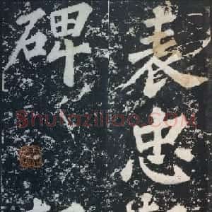苏东坡43岁大字楷书《表忠观碑帖》