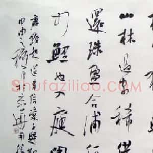 龙开胜书法作品欣赏
