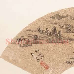 文彭弟文嘉书画扇面作品欣赏八幅