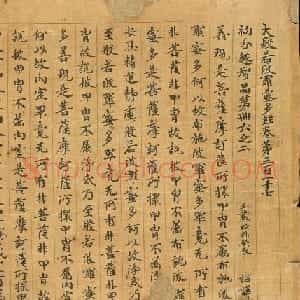 敦煌写本：大般若波罗密多经卷第317趣智品