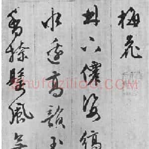 文徵明行书欣赏《咏花诗》