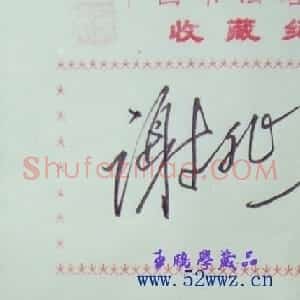 谢非墨硬笔书法签名